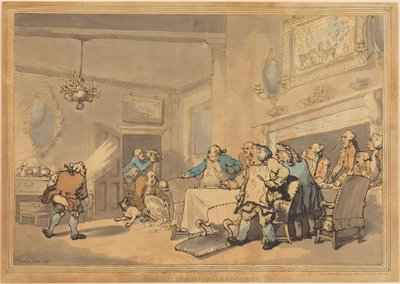 Zklamaní gurmáni od Thomas Rowlandson