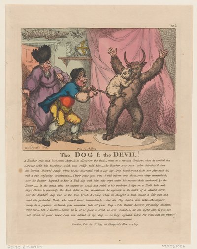 The Dog & The Devil, 21. listopadu 1807, 21. listopadu 1807. od Thomas Rowlandson