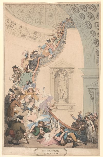 Výstava „Stare-Case“ od Thomas Rowlandson