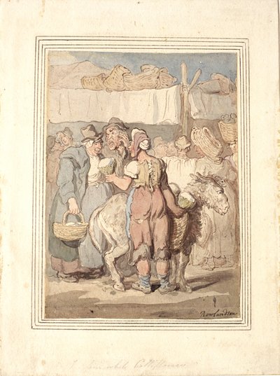 Jemný bílý květák od Thomas Rowlandson