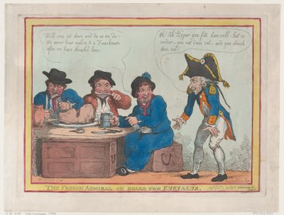 Francouzský admirál na palubě Euryalus, 11. prosince 1803, 11. prosince 1803. od Thomas Rowlandson