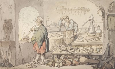 Sklárna od Thomas Rowlandson