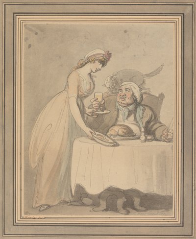 The Gourmand od Thomas Rowlandson
