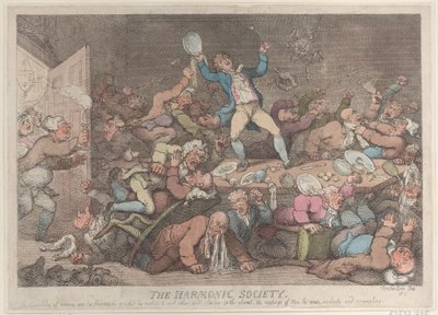 Harmonická společnost, 1810., 1810. od Thomas Rowlandson