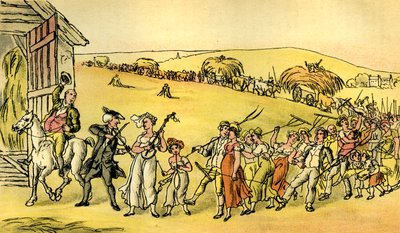 "The Harvest Home" od Thomas Rowlandson