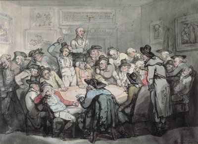 The Hazard Room (akvarel) od Thomas Rowlandson