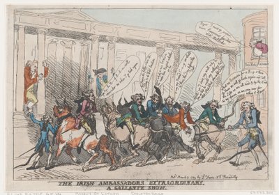 The Irish Ambassadors Extraordinary, A Gallante Show, 7. března 1789, 7. března 1789. od Thomas Rowlandson