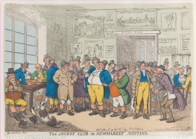 Jockey Club nebo Newmarket Meeting, 10. října 1811, 10. října 1811. od Thomas Rowlandson