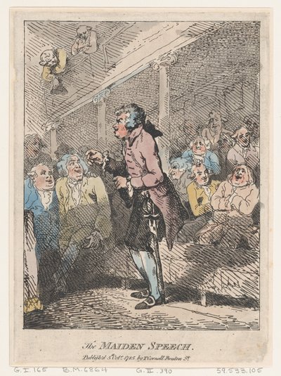 Panenská řeč, 5. října 1785, 5. října 1785. od Thomas Rowlandson