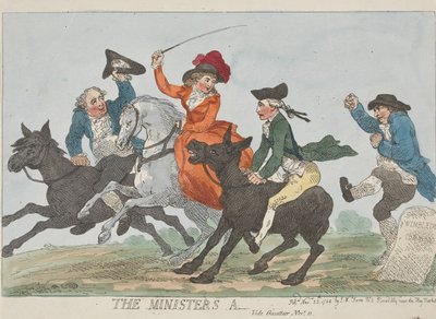 Ministrovy zadky – viz místní slovník – 11. listopadu od Thomas Rowlandson