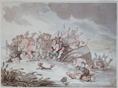 Neštěstí, 1806 od Thomas Rowlandson