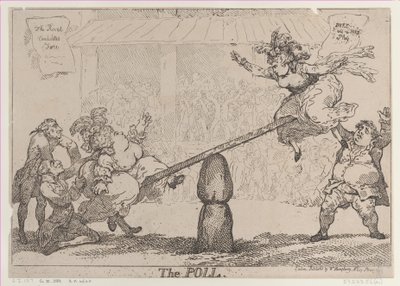 Hlasování, 12. dubna 1784, 12. dubna 1784. od Thomas Rowlandson