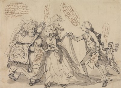 Perspektiva, která se před námi otevírá od Thomas Rowlandson