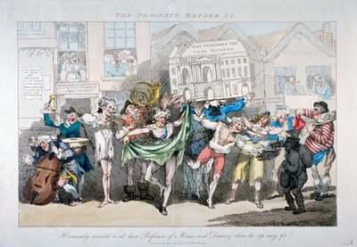 "Vyhlídka před námi", 1791 od Thomas Rowlandson