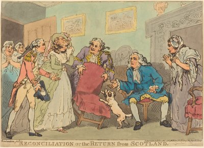 Smíření aneb Návrat ze Skotska od Thomas Rowlandson