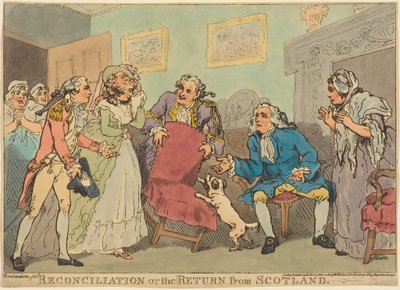Smíření, aneb Návrat ze Skotska od Thomas Rowlandson