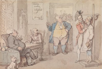 Náborový důstojník od Thomas Rowlandson