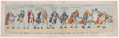 The Rochester Address nebo The Corporation Going To Jíst pečené vepřové a ústřice s..., 4. dubna 1789. od Thomas Rowlandson