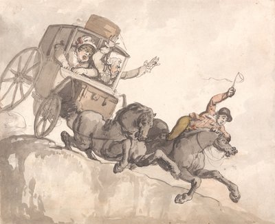 Uprchlý trenér od Thomas Rowlandson