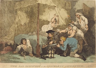 Smutný objev aneb The Graceless Apprentice od Thomas Rowlandson