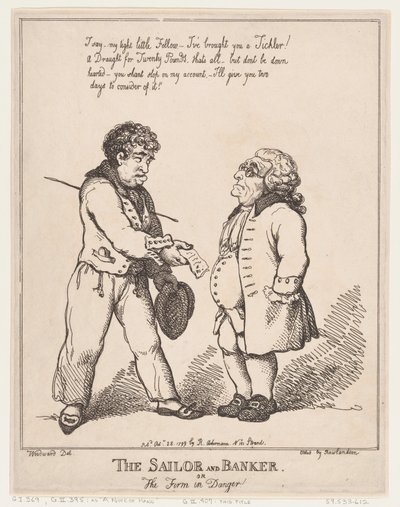 Námořník a bankéř aneb firma v nebezpečí, 28. října 1799, 28. října 1799. od Thomas Rowlandson
