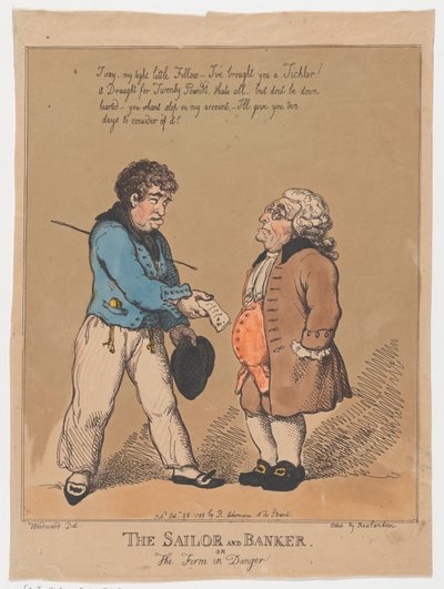 Námořník a bankéř aneb firma v nebezpečí, 28. října 1799, 28. října 1799. od Thomas Rowlandson