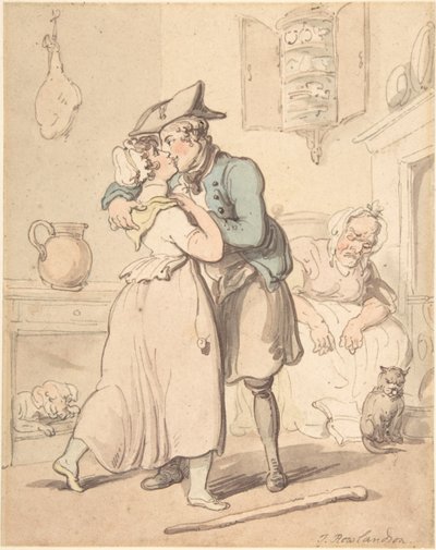 Návrat námořníka z aktivní služby od Thomas Rowlandson