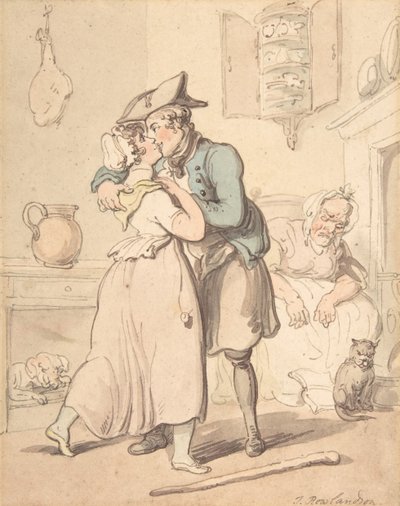 Návrat námořníka z aktivní služby, 1780-1827. od Thomas Rowlandson