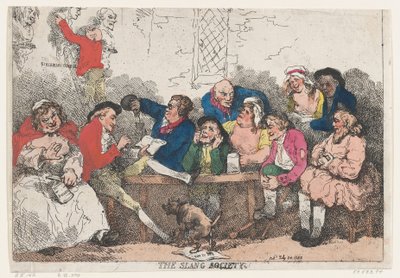 Společnost pro slang od Thomas Rowlandson