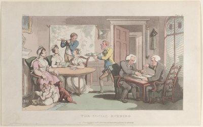 Společenský večer, od vikáře z Wakefieldu, 1. května 1817, 1. května 1817. od Thomas Rowlandson