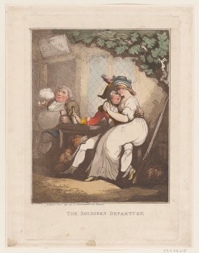 Vojákův odchod, 10. října 1799, 10. října 1799. od Thomas Rowlandson