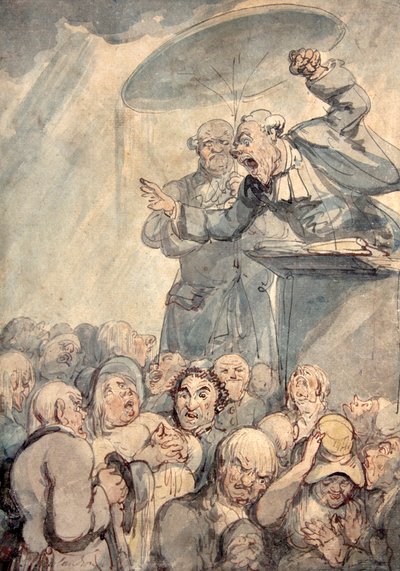 Zaklínač (akvarel) od Thomas Rowlandson