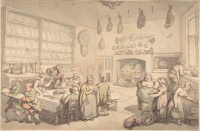 Squireova kuchyně od Thomas Rowlandson