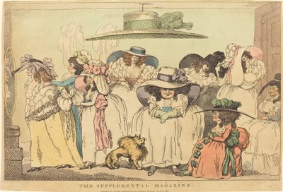 Doplňkový časopis od Thomas Rowlandson