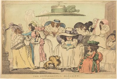 Doplňkový časopis od Thomas Rowlandson