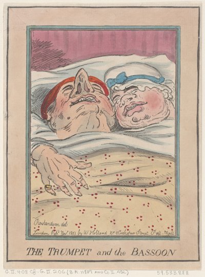 Trubka a fagot, listopad 1803, listopad 1803. od Thomas Rowlandson