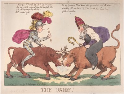 Unie, 1. ledna 1801, 1. ledna 1801. od Thomas Rowlandson