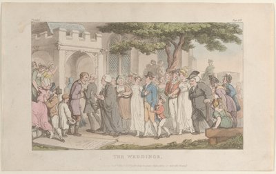 Svatby, od vikáře z Wakefieldu, 1. května 1817, 1. května 1817. od Thomas Rowlandson