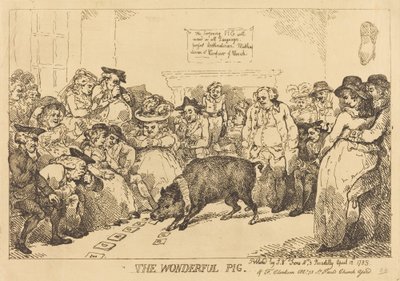 Báječné prase od Thomas Rowlandson