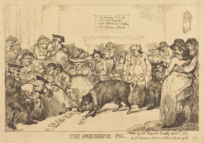 Úžasné prasátko od Thomas Rowlandson