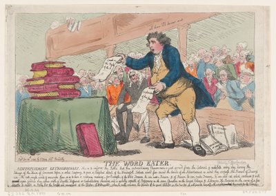 The Word-Eater, 30. prosince 1786., 30. prosince 1786. od Thomas Rowlandson