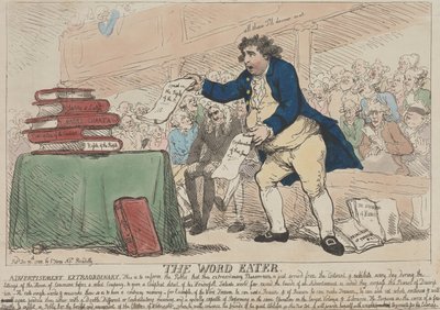Pojídač slov od Thomas Rowlandson