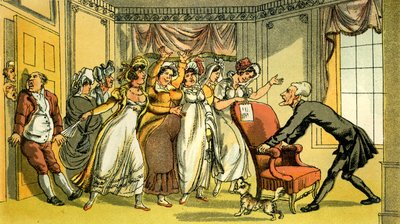 "Reklama na manželku" od Thomas Rowlandson