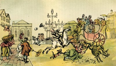 „Výsledek nákupu slepého koně“ od Thomas Rowlandson