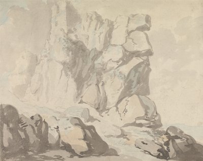 Hrad Tintagel od Thomas Rowlandson