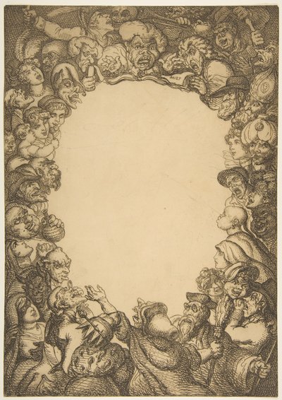 Titulní strana, The Caricature Magazine, or Mirror of Mirth, listopad 1808. od Thomas Rowlandson