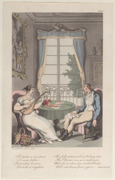 Titulní strana, z Neapole a Campagna Felice: v sérii dopisů adresovaných..., 1. června 1815. od Thomas Rowlandson