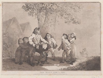 Příliš mnoho pro Žida, 20. září 1785, 20. září 1785. od Thomas Rowlandson