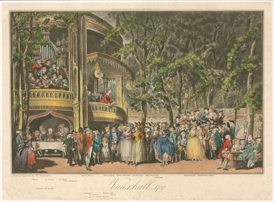 Vauxhall, 1732 od Thomas Rowlandson