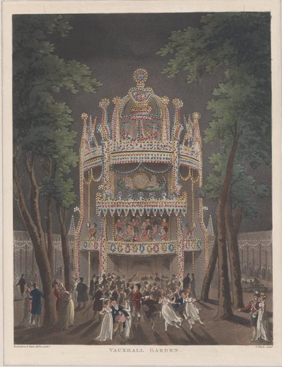 Vauxhall Garden, 1809., 1809 od Thomas Rowlandson